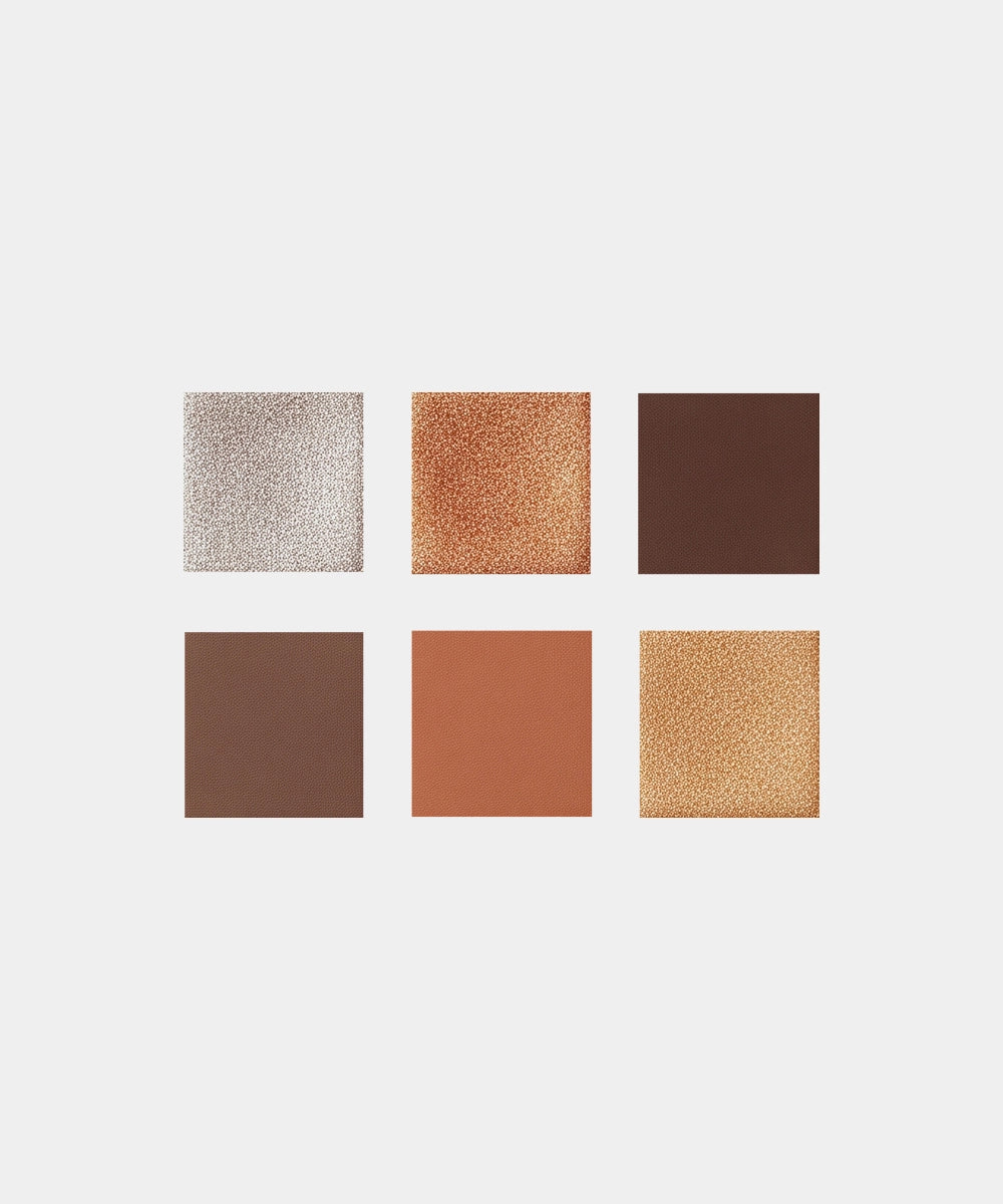 6-Color Metallic Eyeshadow Palette