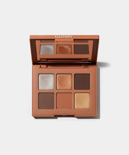 6-Color Metallic Eyeshadow Palette
